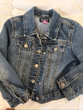The Children's Place Distressed Medium Blue Denim Jacket